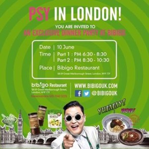 PSY Bibigo UK