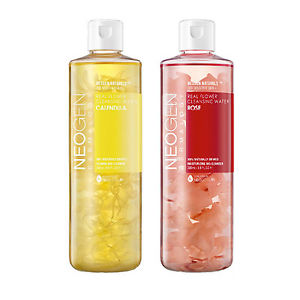 These cleansing waters from Neogen contain real flower petals so you can see what's being used in your cleanser!