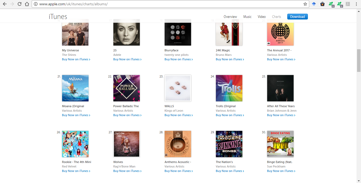 Itunes Kpop Chart Uk