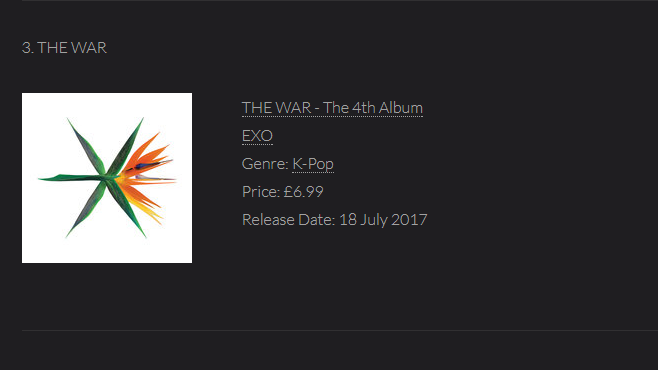 Itunes Kpop Chart Uk