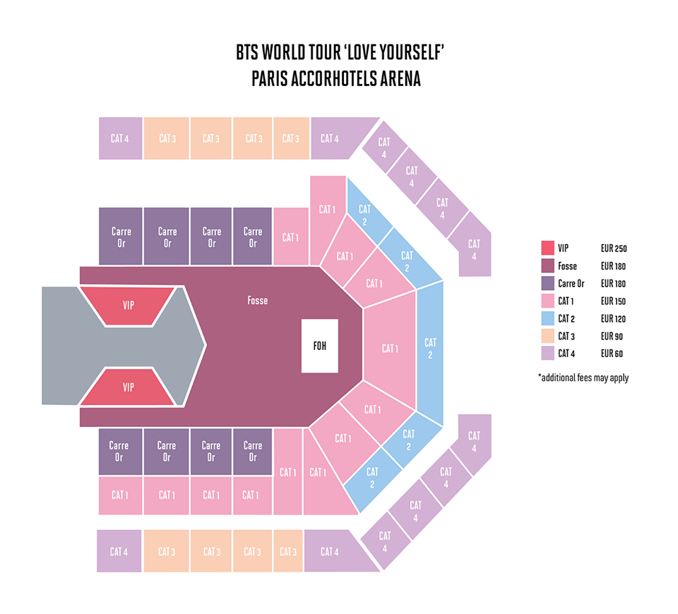 Paris, BTS, Seating, Plan