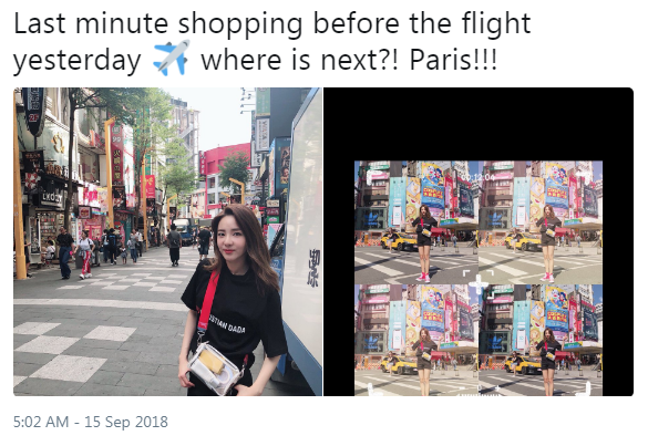 Dara, Sandara Park, 2NE1, Paris, Europe, France, Twitter