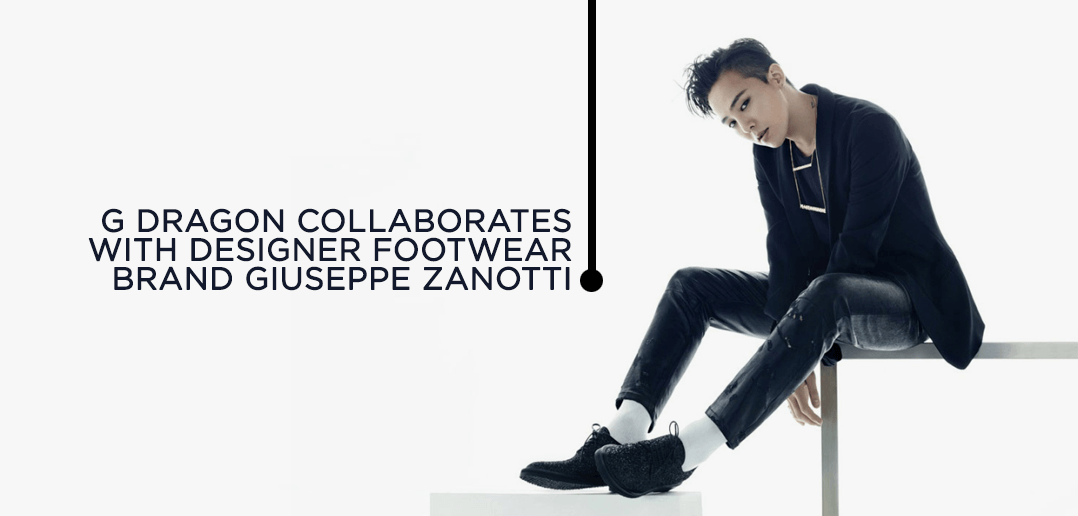 Pacific købe lidelse G-Dragon collaborates with designer footwear brand Giuseppe Zanotti —  UnitedKpop