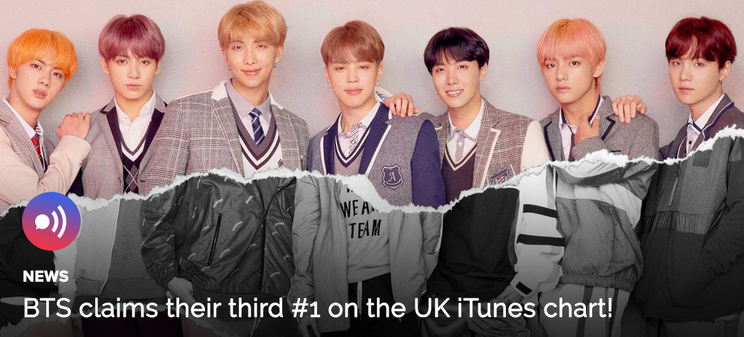 [NEWS] BTS breaks personal record by reaching #1 in the UK in the