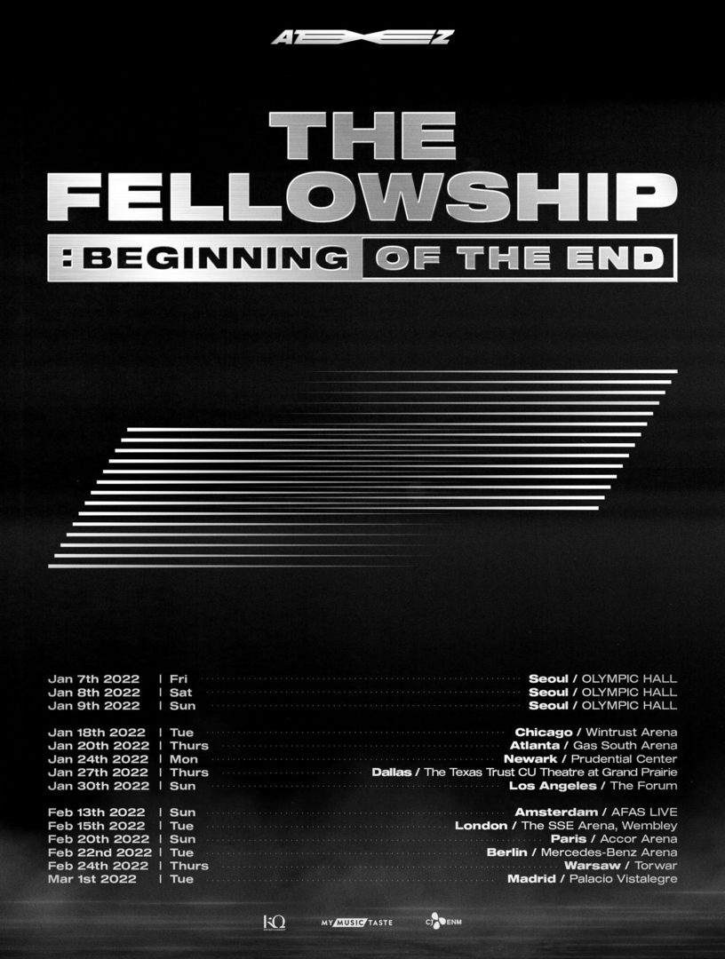 ATEEZ returns to Europe for 'The Fellowship Beginning of the End